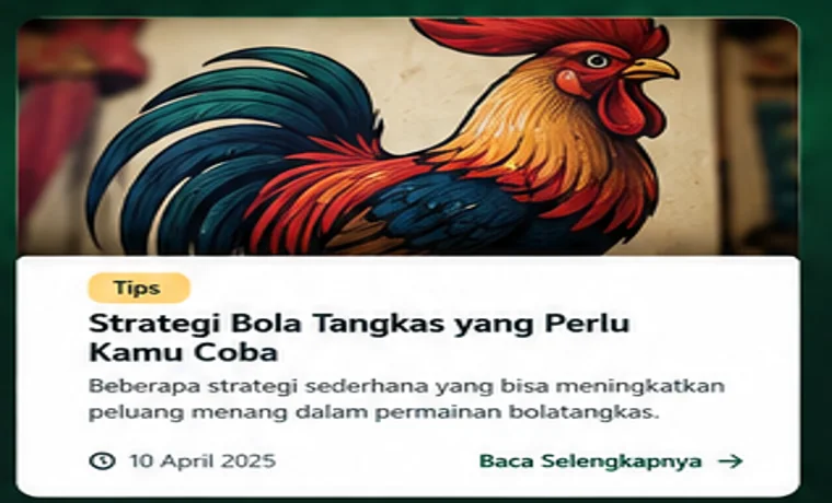 Artikel Bola Tangkas